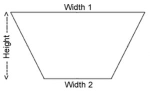 Trapezoid First Surface Mirror