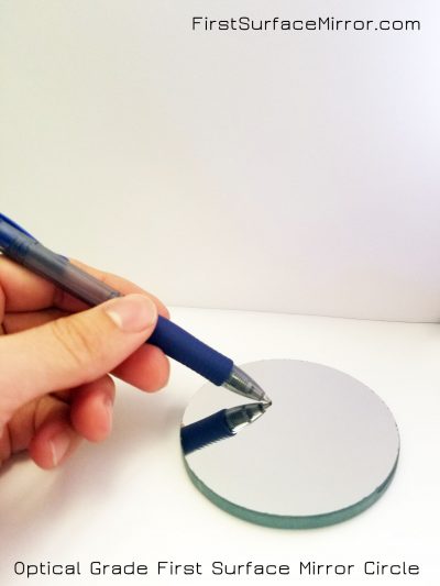 optical grade first surface mirror circle